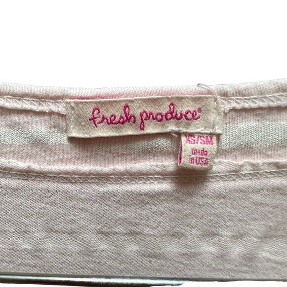 Fresh Produce Shirts Tunics Long Sleeve Pink Gray V-Neck Lot of 2 Size XS/S - Picture 10 of 10